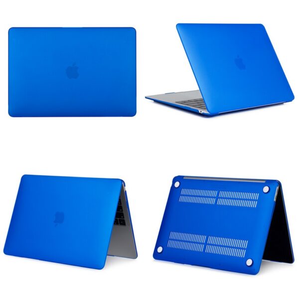 Coque macbook air M1 bleu foncé