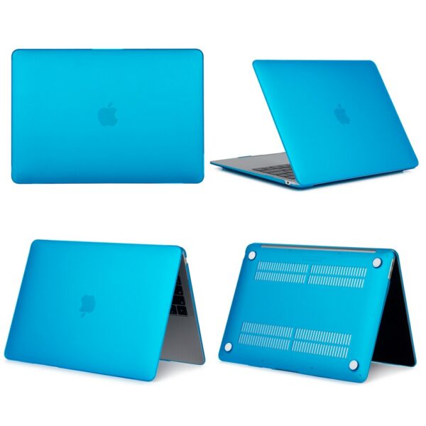 Coque macbook air bleu clair