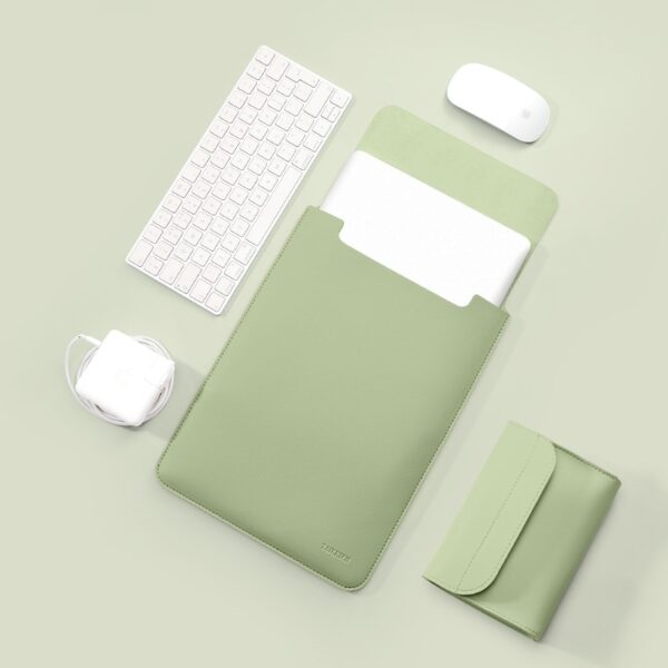 Pochette macbook pro 13 vert