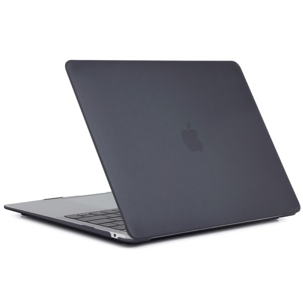 Coque Macbook Air 13 noire profil droit